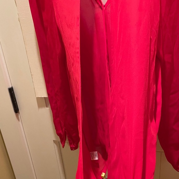 Parker Vibrant Red Blouse - Picture 3 of 5